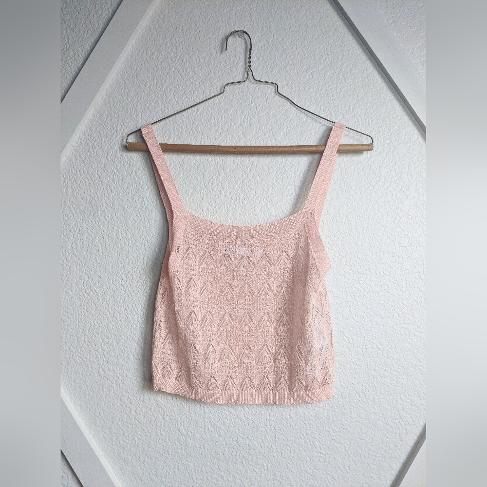 Zara pink knitted top